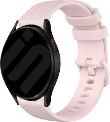 Produktbild von Strap-it Samsung Galaxy Watch 6 Classic 43mm Premium Silikon Armband (Rosa)