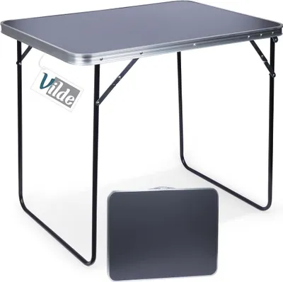 Produktbild von Vilde Campingtisch Klapptisch Reisetisch Gartentisch zusammenklappbar 80x60x70 cm