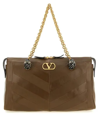 Produktbild von Valentino Garavani Schultertasche aus Leder in Braun W2B0S70UYFBGQ