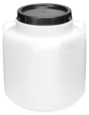 Produktbild von Garronda 40L Plastikfass BPA-freies quadratisches Fass und Behälter mit Deckel GD-0088, Weiß