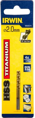 Obrázok produktu pre Irwin Metallbohrer HSS-Tin 2,0x49x24mm 2St
