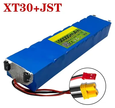Image de Batterie pour trottinette électrique 36 V 100 Ah - Pack batterie Li-ion 10S3P 18650 - Compatible avec la trottinette M365 - Connecteur XT30 JST