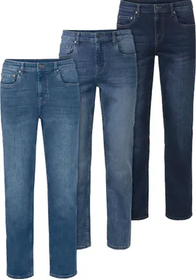 Produktbild von Stone Rich 3er Pack Herren Jeans, Bequemer Regular- fit- Schnitt