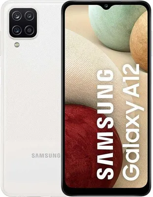 Zdjęcie produktu dla Samsung Galaxy A12 SM-A125F, 16,5 cm (6.5"), 720 x 1600 px, 4 GB, 64 GB, 48 MP, Biały