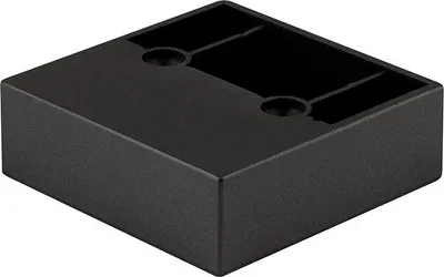 Produktbild von Möbelbein FP004 20 mm matt schwarz