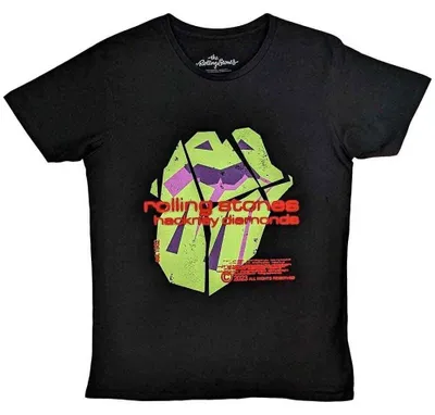 Produktbild von The Rolling Stones Hackney Diamonds Neon Tongue Black M T-Shirt