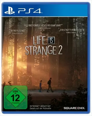 The image shows the front cover of the video game 'Life is Strange 2' for PlayStation 4.
