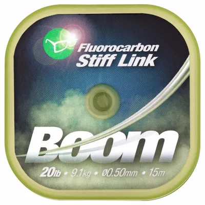 Produktbild von Korda Boom Fluorocarbon Stiff Link 0,45mm 6,8kg - 15m Karpfenvorfach