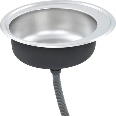 Produktbild von vidaXL Einbauspüle mit Sieb und Siphon Edelstahl