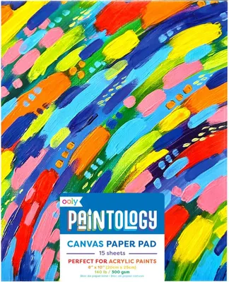 Produktbild von Ooly Malen Canvas Papierblock für Kinder und kreativen Malspaß