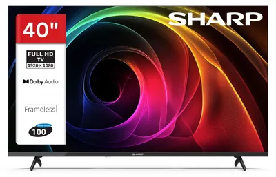 Produktbild von SHARP 40HA1705E 40 Zoll Fernseher LED TV mit Full HD Auflösung und Triple-Tuner DVB-C/-T2/-S2 (2026)