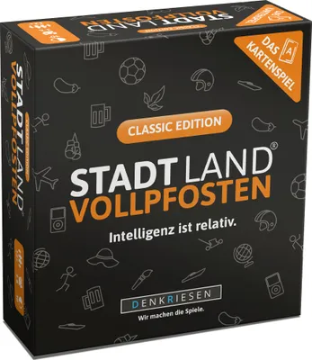Produktbild von DENKRIESEN - STADT LAND VOLLPFOSTEN - Das Kartenspiel - Classic Edition