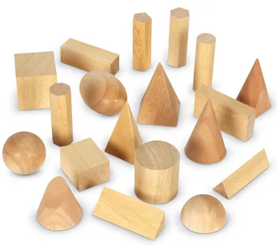 Image de Jeu de 19 formes géométriques en bois
