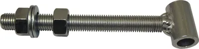 Produktbild von Durchschraubband-Flügelteil, Bandrollen ø 24 mm, M 16x150, Edelstahl-Effekt