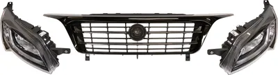 Produktbild von Original Set Kühlergitter LED Scheinwerfer Schwarz für Fiat Ducato 250 ab 2014