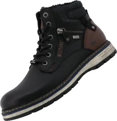 Image de Mustang Herren Tex-Stiefel gefüttert Schwarz