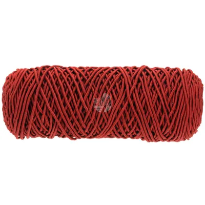 Immagine prodotto di Lana Grossa THE CORE 100 g filato di cotone stabile e avvolto - ideale per oggetti decorativi e borse Ø 1,5 mm Colore 010 - Rosso scuro