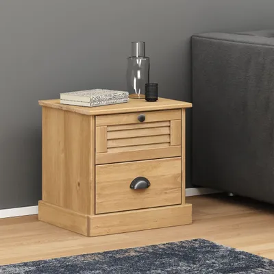 Obrázek produktu pro vidaXL Noční stolek VIGO 42x35x42 cm z masivního borovicového dřeva