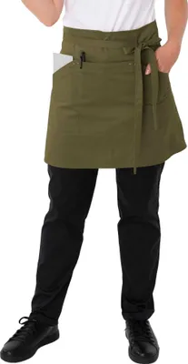 Produktbild von Dennys - "Le Chef Prep" Taillenschürze für Herren/Damen Unisex BC7022 (Einheitsgröße) (Oliv)