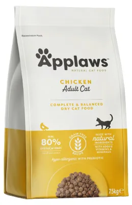 Obrázek produktu pro Applaws Cat 7,5 kg suché krmivo pro kočky bez obilovin s kuřecím masem