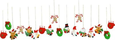 Produktbild von 18 Weihnachtsanhänger Baumschmuck