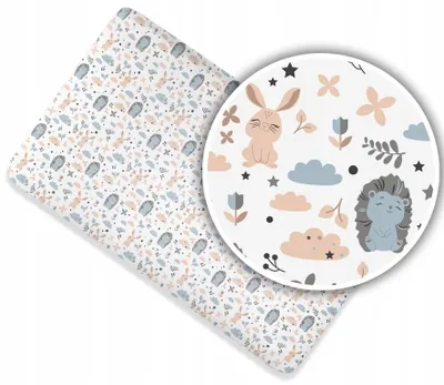 Produktbild von Spannbettlaken für Kinderbett 60x120 cm - 100% Baumwolle -