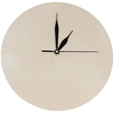 Image de Hobbygroep Horloge en bois DIY Mouvement d'horloge 25 cm Projet de bricolage
