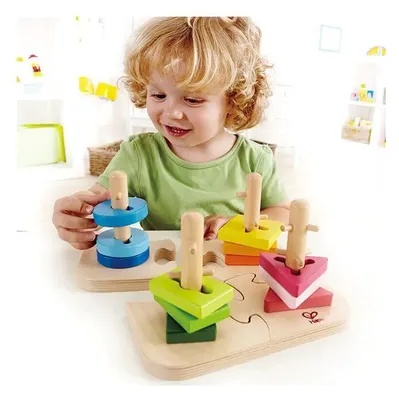 Immagine prodotto di Puzzle creativo con picchetti Hape