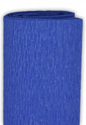 Image de Aliga Papier Crépon Bleu Foncé Décoratif 50x200 cm