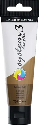 Immagine prodotto di Daler Rowney System3 Colore acrilico Rich Gold Imitation 59 ml 1 pz.