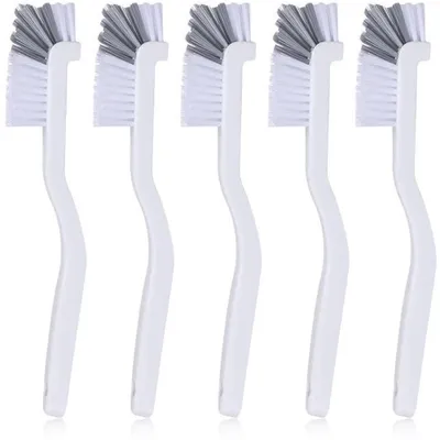 5er-Set gebogene Reinigungsbürsten für Gläser, Flaschen & Küche