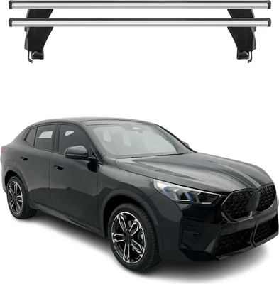 Immagine prodotto di Portapacchi Menabo per BMW iX2 U10 2024-25 ABE Grigio Alluminio 2 pezzi