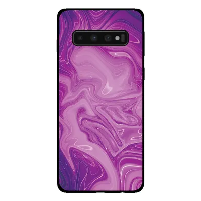 Produktbild von Smartphonica Telefon Fall für Samsung Galaxy S10 Plus mit Marmor Druck - TPU zurück Abdeckung Fall Marmor Design - Lila