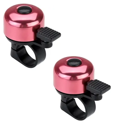 Image de Sonnette pour vélo, rose, pour adultes et enfants, 1 pièce, accessoire pour vélo