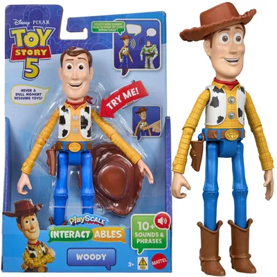 Produktbild von Disney Pixar Disney und Pixar Toy Story 5 Interactables-Figuren, ca. 18 cm, Zitate aus dem Film und interaktive Gespräche, 3 Jahr(e), Mehrfarbig, Kunststoff, Metall