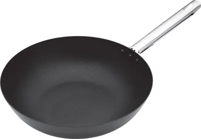 Immagine prodotto di Wok professionale antiaderente - adatto all'induzione - 30 cm - Acciaio al carbonio