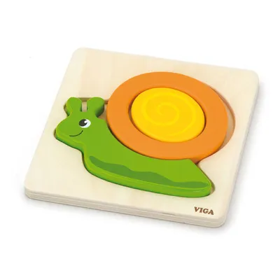 Immagine prodotto di Viga 59931 Puzzle a blocchi di forma - Lumaca