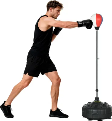 Zdjęcie produktu dla SPORTNOW Worek treningowy, worek bokserski 147–165 cm, stojący z regulacją wysokości