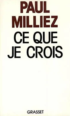 Image de Ce que je crois