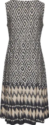 Produktbild von Buffalo Jerseykleid schwarz-beige bedruckt Größe 36