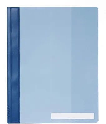 Zdjęcie produktu dla DURABLE Skoroszyt z przezroczyst? ok?adk? A4+ z okienkiem 115x16 mm, Niebieski, 251006, 25 szt.