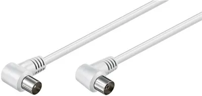 Obrázok produktu pre Goobay 11522 Uhlový anténny kábel ( koaxiálna zásuvka 90°