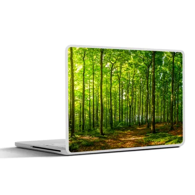 Produktbild von MuchoWow® Laptop Aufkleber Sticker Cover Wald - Baum - Pflanzen 31x22.5 cm - Laptop-Deko