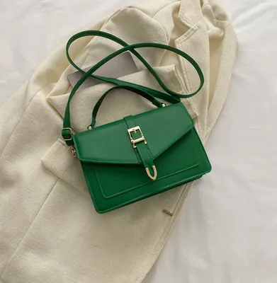 Obrázek produktu pro ASKSA kabelka Dámská malá kabelka přes rameno DámskáPolyuretankožená crossbody taška Dámská kabelka přes rameno Dívčí elegantní kabelka, zelená