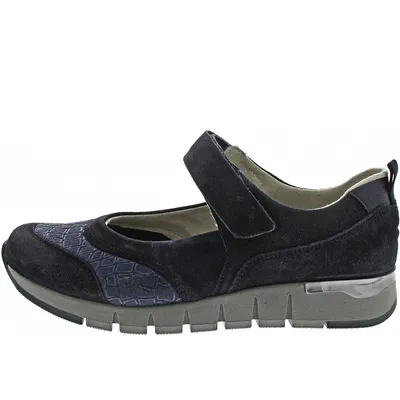 Produktbild von Waldläufer H-Petra Damen Ballerina in Blau, Größe 5
