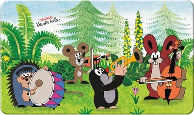 Produktbild von Trötsch Der kleine Maulwurf Frühstücksbrettchen Musiker