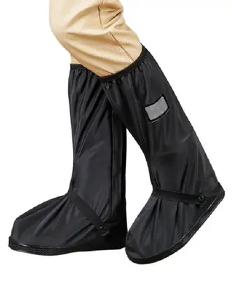 Produktbild von Überschuhe, Regenstiefel, wasserdichte Anti-Schnee-Überschuhe, wiederverwendbare Regenstiefel, Schutzausrüstung für Damen und Herren