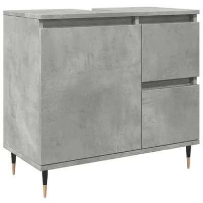 Produktbild von Badschrank Betongrau 65x33x60 cm Holzwerkstoff