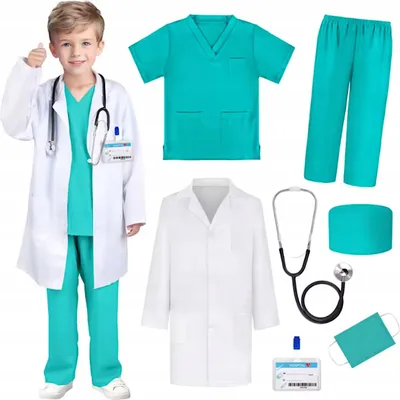 Immagine prodotto di Set di costumi da pediatra - il costume da medico perfetto per i bambini