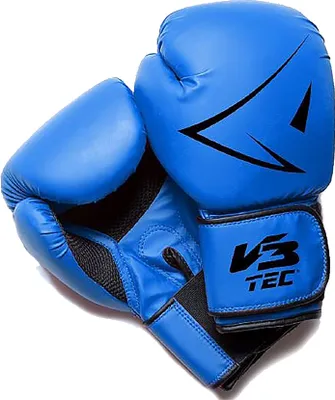Produktbild von V3TEC Club Kinder Boxhandschuhe blau/schwarz 6